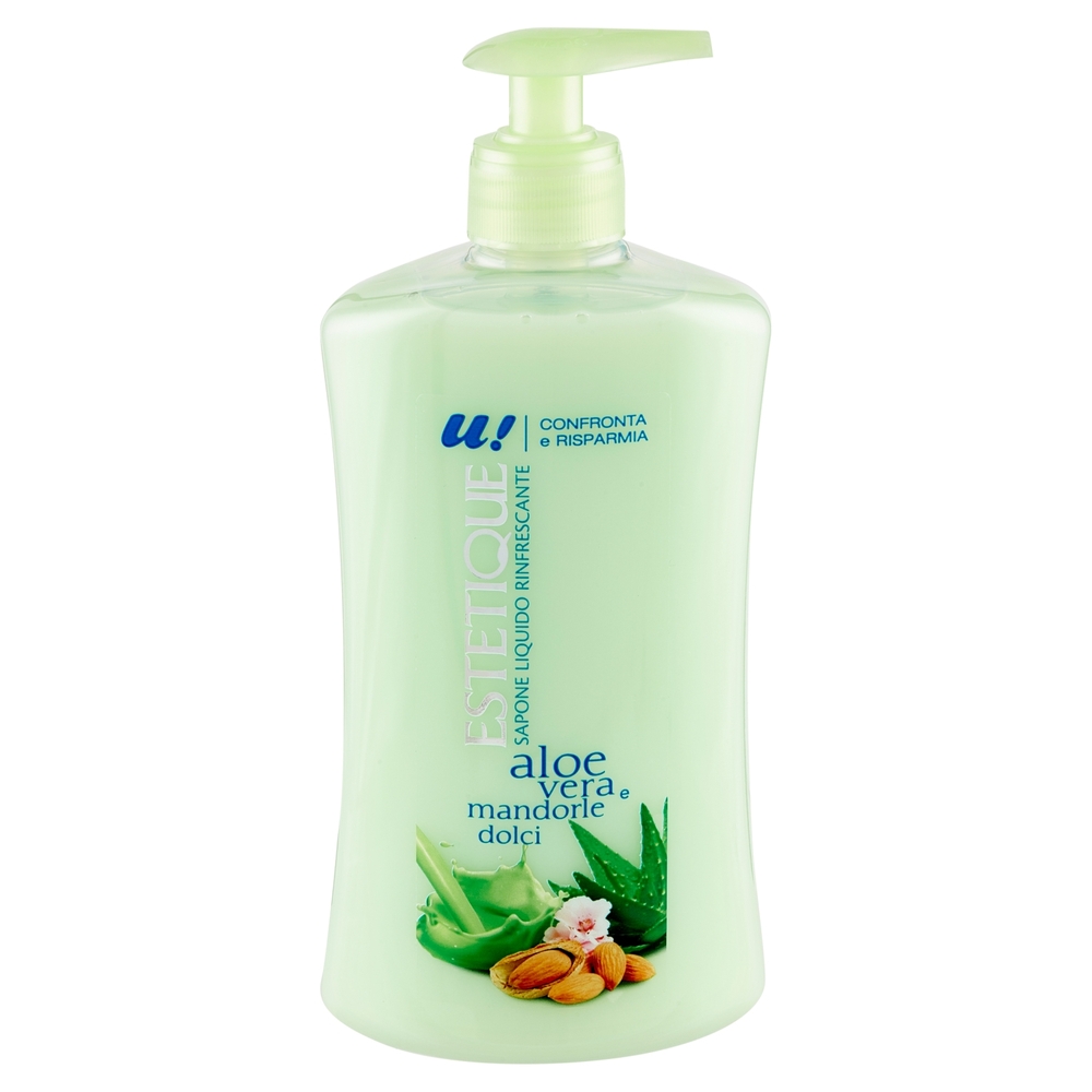 Sapone Liquido Rinfrescante Aloe Vera e Mandorle Dolci Estetique U! Confronta e Risparmia